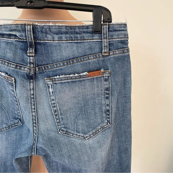 Joe's Jeans Gessa Blue Distressed Slouched Slim Denim Jean KSYGSA5547 EUC Sz 28 - Picture 7 of 10